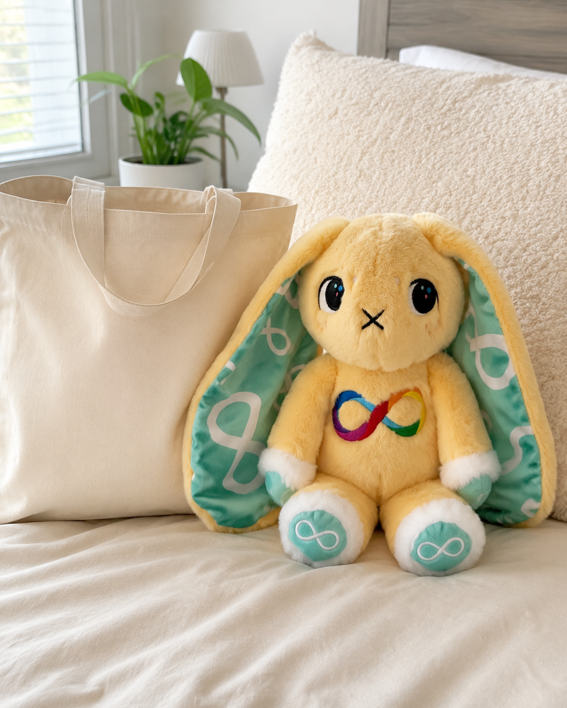 Autism Spectrum Rabbit - Plush Rabbit Stuffed Animal